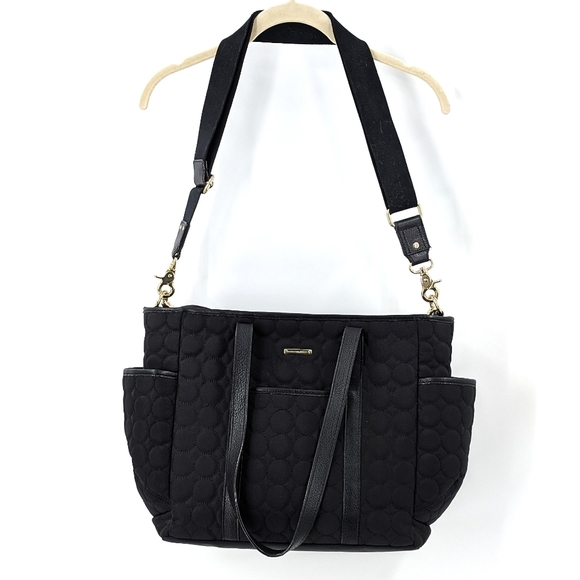 Rebecca Minkoff Marissa Quilted Diaper Bag Black